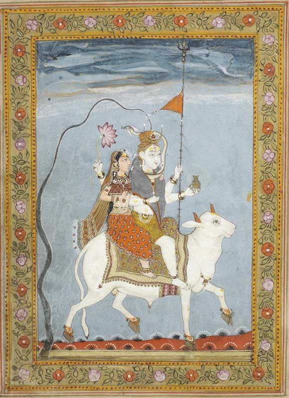 Shiva Parvati and Nandi