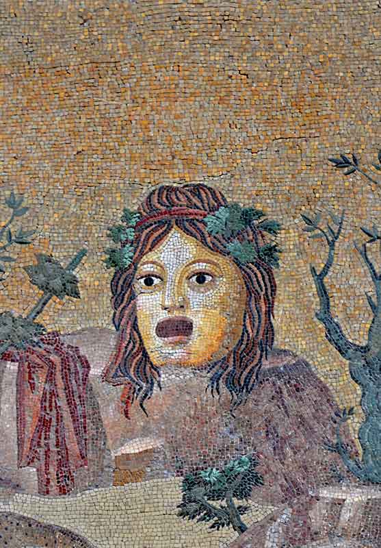 Theatrical Mask Mosaic